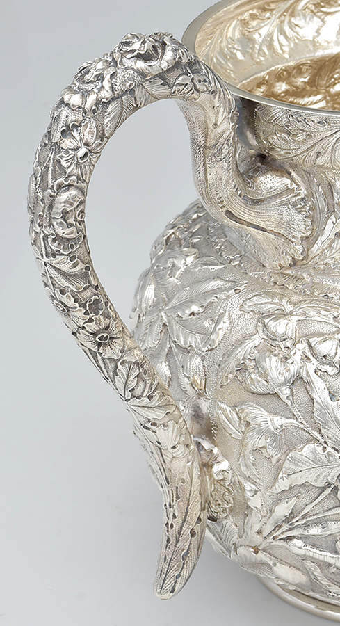 Repousse-Full Chased-Hand Chased 96 Oz Water Pitcher by Kirk Stieff-3