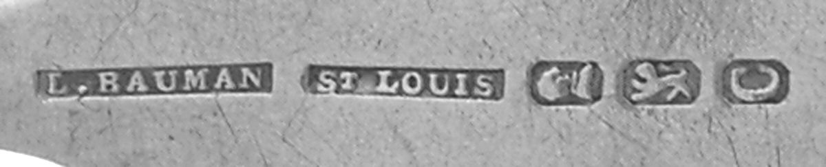 Coin Silver Flatware Teaspoon by Louis Bauman-3