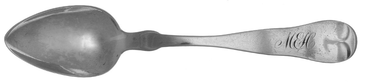 Coin Silver Flatware Teaspoon by Lewis a Kimball-1