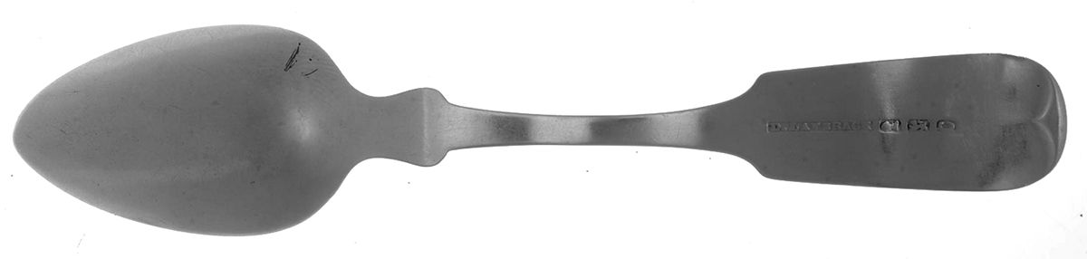 Coin Silver Flatware Teaspoon by D. Laverack-2