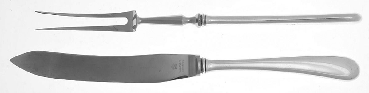 Anton Michelsen Classic (Sterling) Small Stainless Blade 2-Piece Steak Carving Set