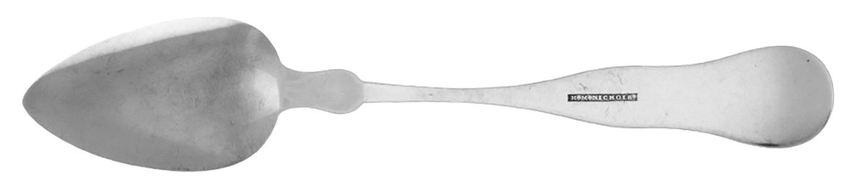 Coin Silver Flatware Tablespoon (Serving Spoon) by Hiriam M Nichols-2