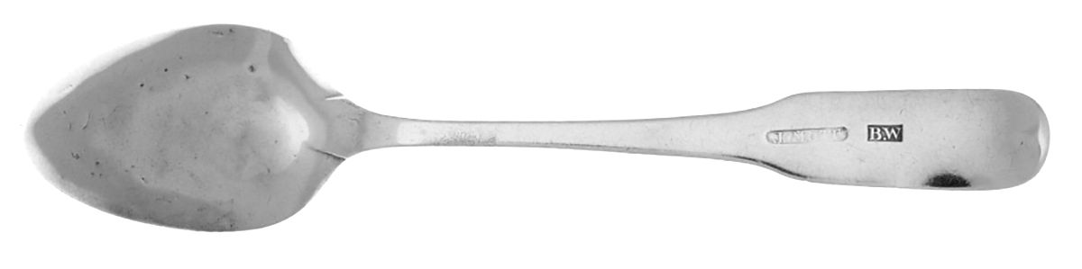 Coin Silver Flatware Teaspoon by J. Mott-2