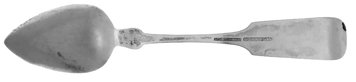 Coin Silver Flatware Teaspoon by N Matson & Co-2
