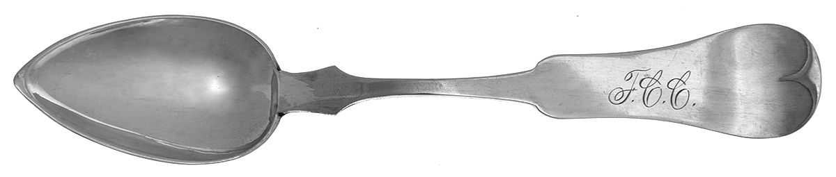 Coin Silver Flatware Teaspoon by Michael C Motch-1