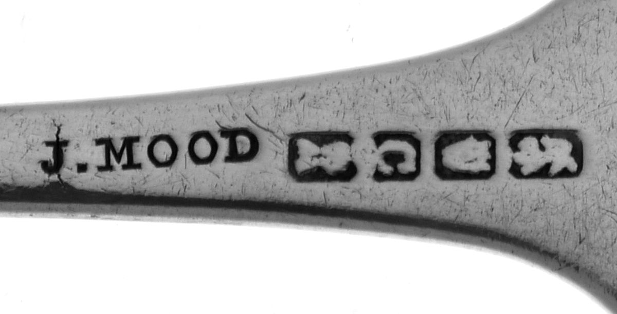 Coin Silver Flatware Tablespoon (Serving Spoon) by John Mood-3
