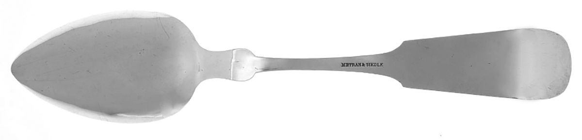 Coin Silver Flatware Tablespoon (Serving Spoon) by Meyran and Siedle-2