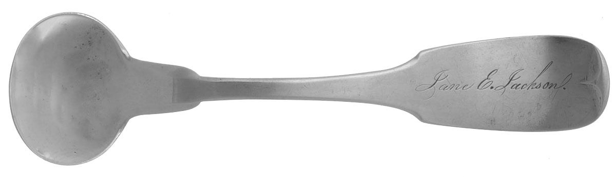 Coin Silver Flatware Master Salt Spoon by Murdock and Andrews-1
