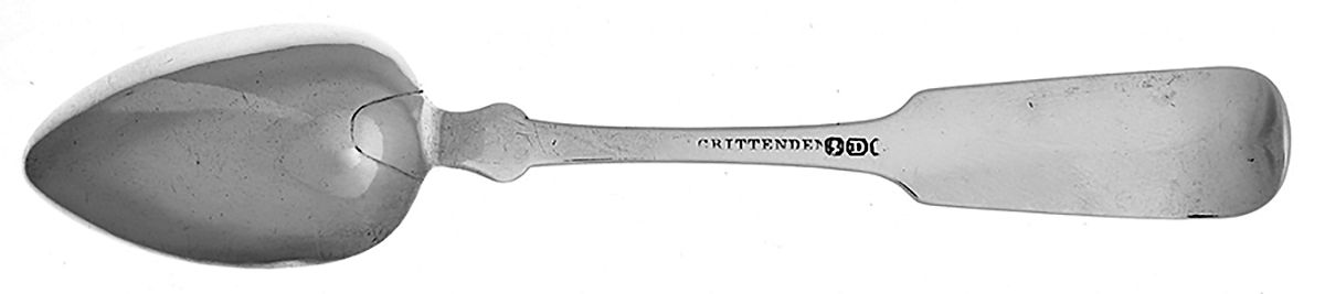 Coin Silver Flatware Teaspoon by Newton E Crittenden-2