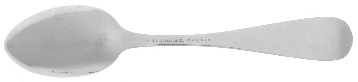 Coin Silver Flatware Teaspoon by Nicholas White Goddard-2