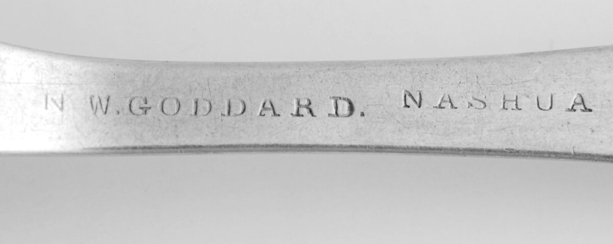Coin Silver Flatware Teaspoon by Nicholas White Goddard-3