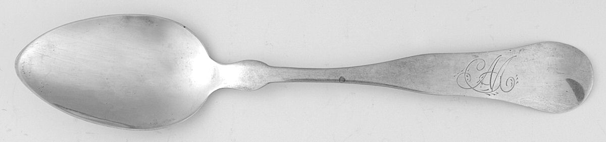 Coin Silver Flatware Five O'Clock Teaspoon by Nicholas White Goddard-1