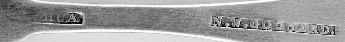 Coin Silver Flatware Five O'Clock Teaspoon by Nicholas White Goddard-3