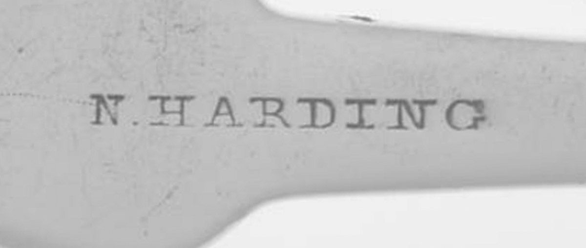 Coin Silver Flatware Teaspoon by Newell Harding & Co-3