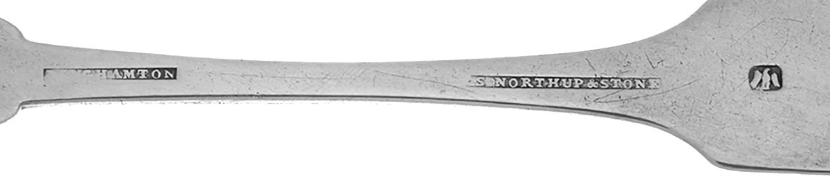 Coin Silver Flatware Tablespoon (Serving Spoon) by S Northrup and Stone-3