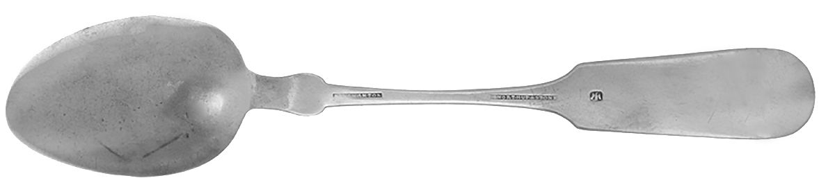 Coin Silver Flatware Tablespoon (Serving Spoon) by S Northrup and Stone-2