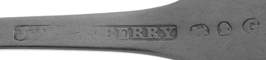 Coin Silver Flatware Teaspoon by J.W. Newberry-3
