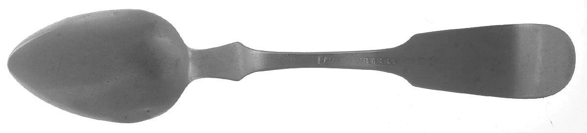 Coin Silver Flatware Teaspoon by J.W. Newberry-2