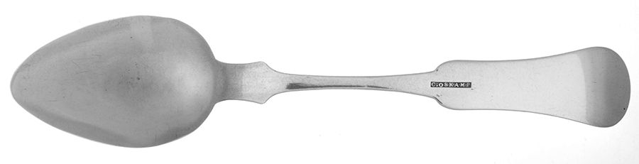 Coin Silver Flatware Tablespoon (Serving Spoon) by Clemens Oskamp-2