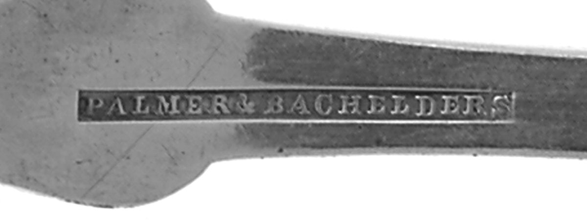Coin Silver Flatware Tablespoon (Serving Spoon) by Palmer & Bachelder-3