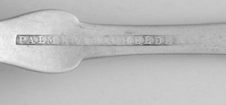 Coin Silver Flatware Five O'Clock Teaspoon by Palmer & Bachelder-3