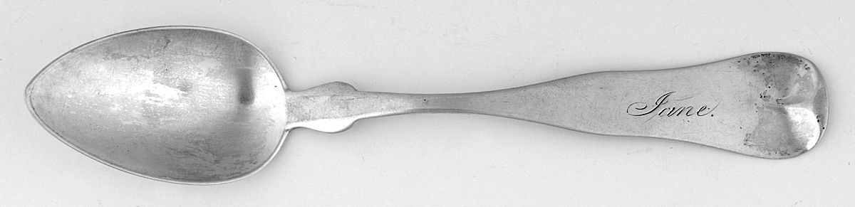 Coin Silver Flatware Five O'Clock Teaspoon by Palmer & Bachelder-1