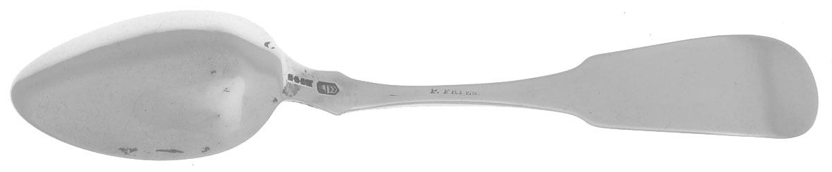 Coin Silver Flatware Teaspoon by P. Fries-2
