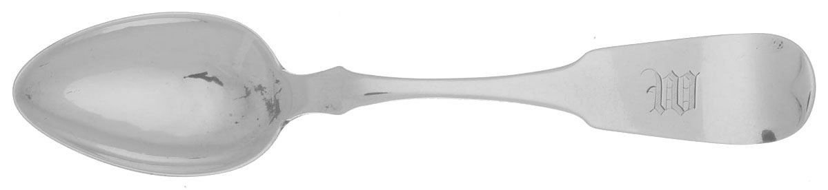 Coin Silver Flatware Teaspoon by P. Fries-1