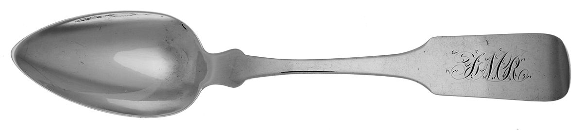 Coin Silver Flatware Place/Oval Soup Spoon by Platt & Brother-1