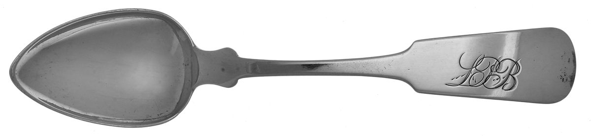 Coin Silver Flatware Teaspoon by Jonathan Packard-1
