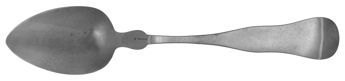 Coin Silver Flatware Tablespoon (Serving Spoon) by M. Pearson-2