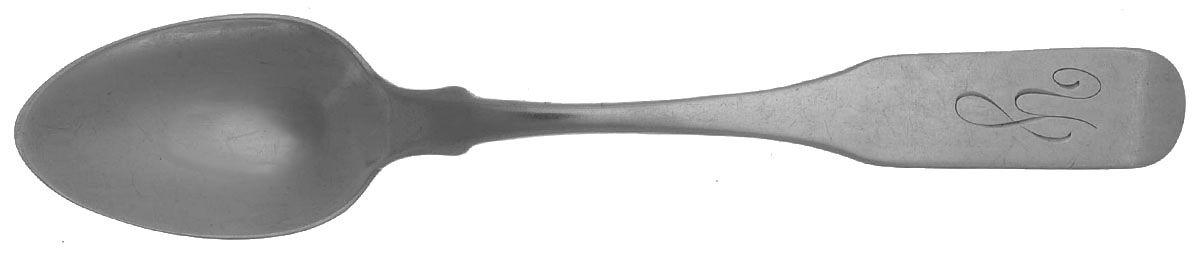 Coin Silver Flatware Teaspoon by Philip Huntington-1