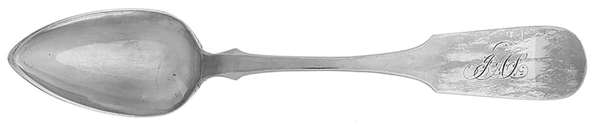 Coin Silver Flatware Teaspoon by Robert & William Wilson-1