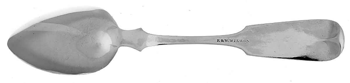 Coin Silver Flatware Teaspoon by Robert & William Wilson-2