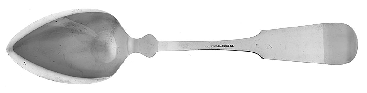 RRX 1 (Silverplate) Monogram Tablespoon (Serving Spoon) by Redfield & Rice-2