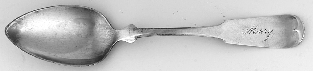 RRX 1 (Silverplate) Monogram Tablespoon (Serving Spoon) by Redfield & Rice-1