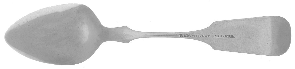 Coin Silver Flatware Teaspoon by Robert & William Wilson-2