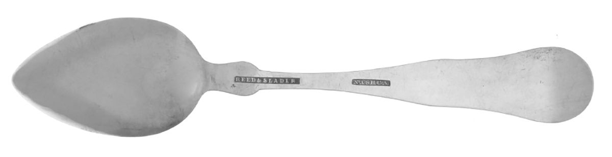 Coin Silver Flatware Teaspoon by Elbridge Reed & Edward A Slater-2