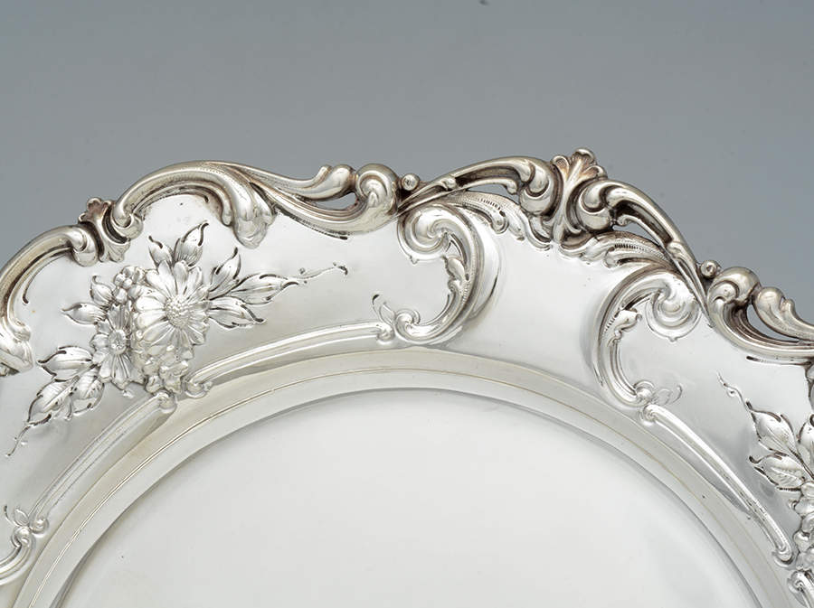 4389 (Sterling, Hollowware) (Set of 12) 10" Dinner Plates by Redlich-5
