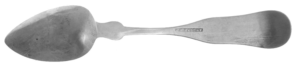 Coin Silver Flatware Teaspoon by Roswell H Bailey-2