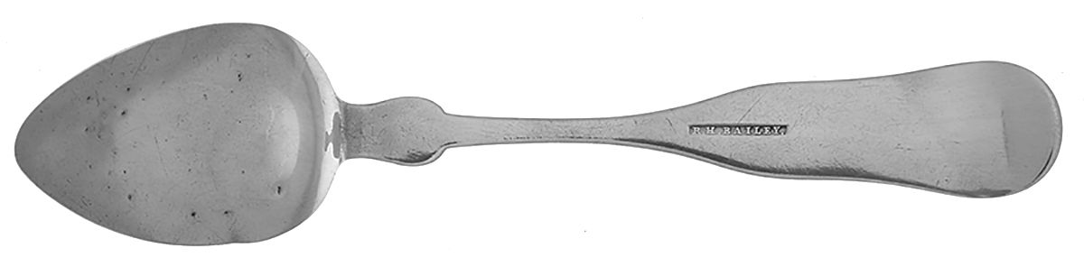 Coin Silver Flatware Teaspoon by Roswell H Bailey-2