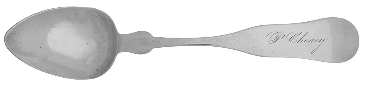 Coin Silver Flatware Teaspoon by Roswell H Bailey-1