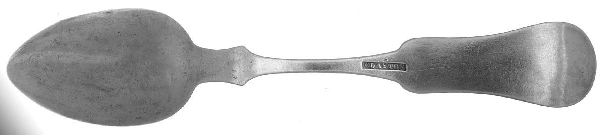 Coin Silver Flatware Teaspoon by Richard Clayton-2