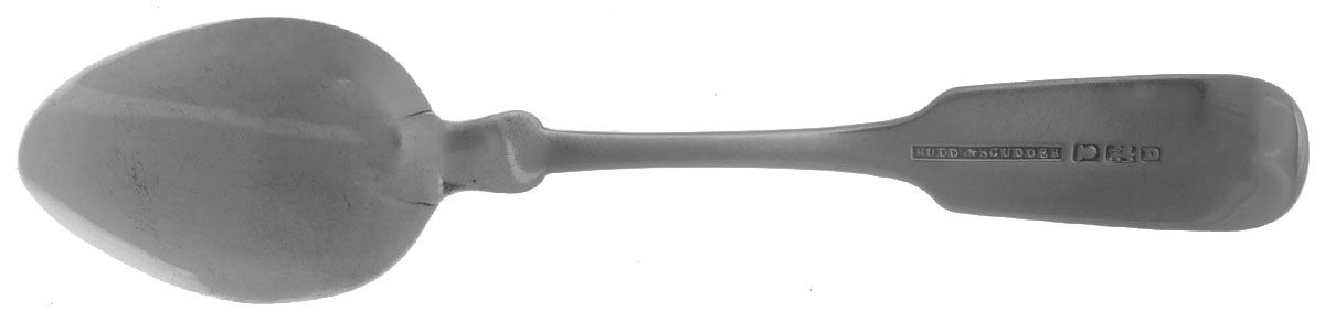 Coin Silver Flatware Teaspoon by Rudd and Scudder-2