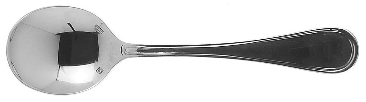 T029SRBF 6.5 in. Bellini Stainless Steel Extra Heavy Weight Round Bowl Soup Spoon Silver