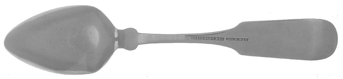 Coin Silver Flatware Teaspoon by Henry Salisbury-2