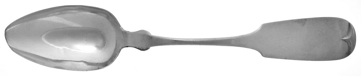 Coin Silver Flatware Tablespoon (Serving Spoon) by Sigourney &Hitchcock-1