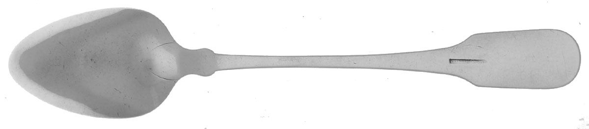 Coin Silver Flatware Tablespoon (Serving Spoon) by Shepherd & Boyd-2