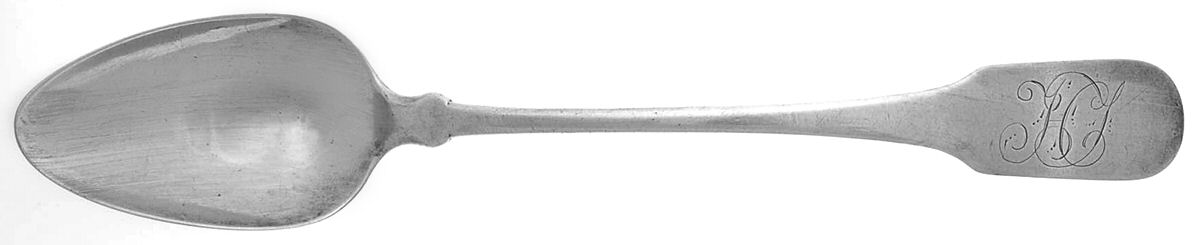 Coin Silver Flatware Tablespoon (Serving Spoon) by Shepherd & Boyd-1