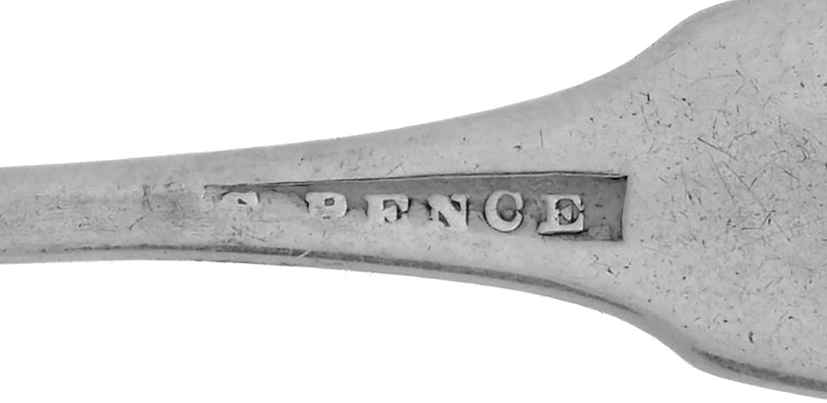 Coin Silver Flatware Teaspoon by Sylvester Pence-3